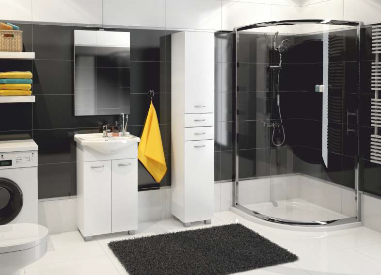 Tvättställsskåp Pik, med tvättställ Tvättställsskåp Pik, med tvättställ