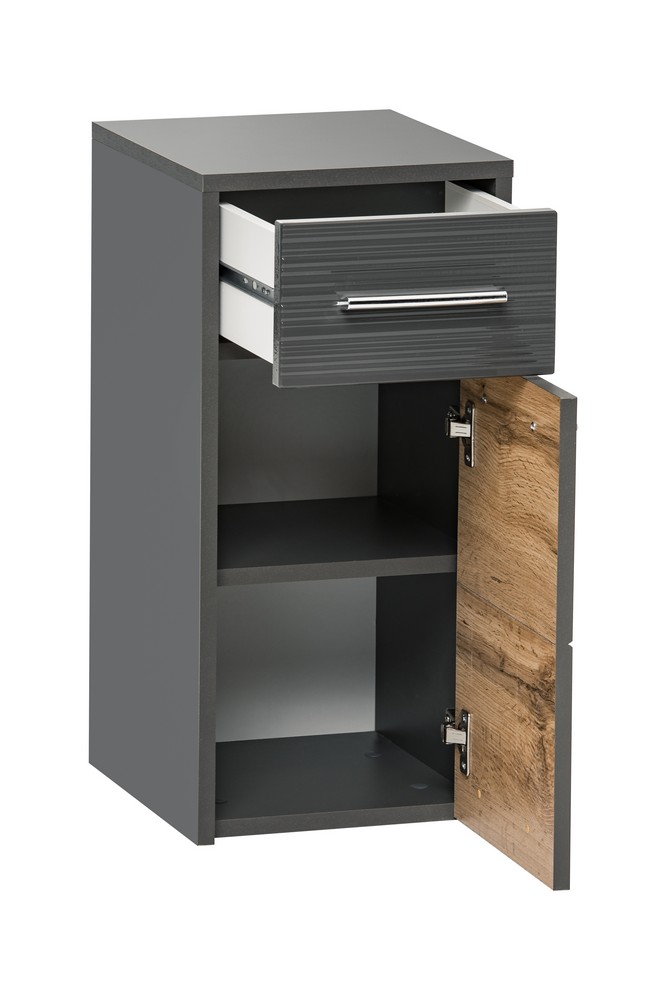 Underskåp Ibiza 30 cm - Grå & Trä Underskåp Ibiza 30 cm - Grå & Trä