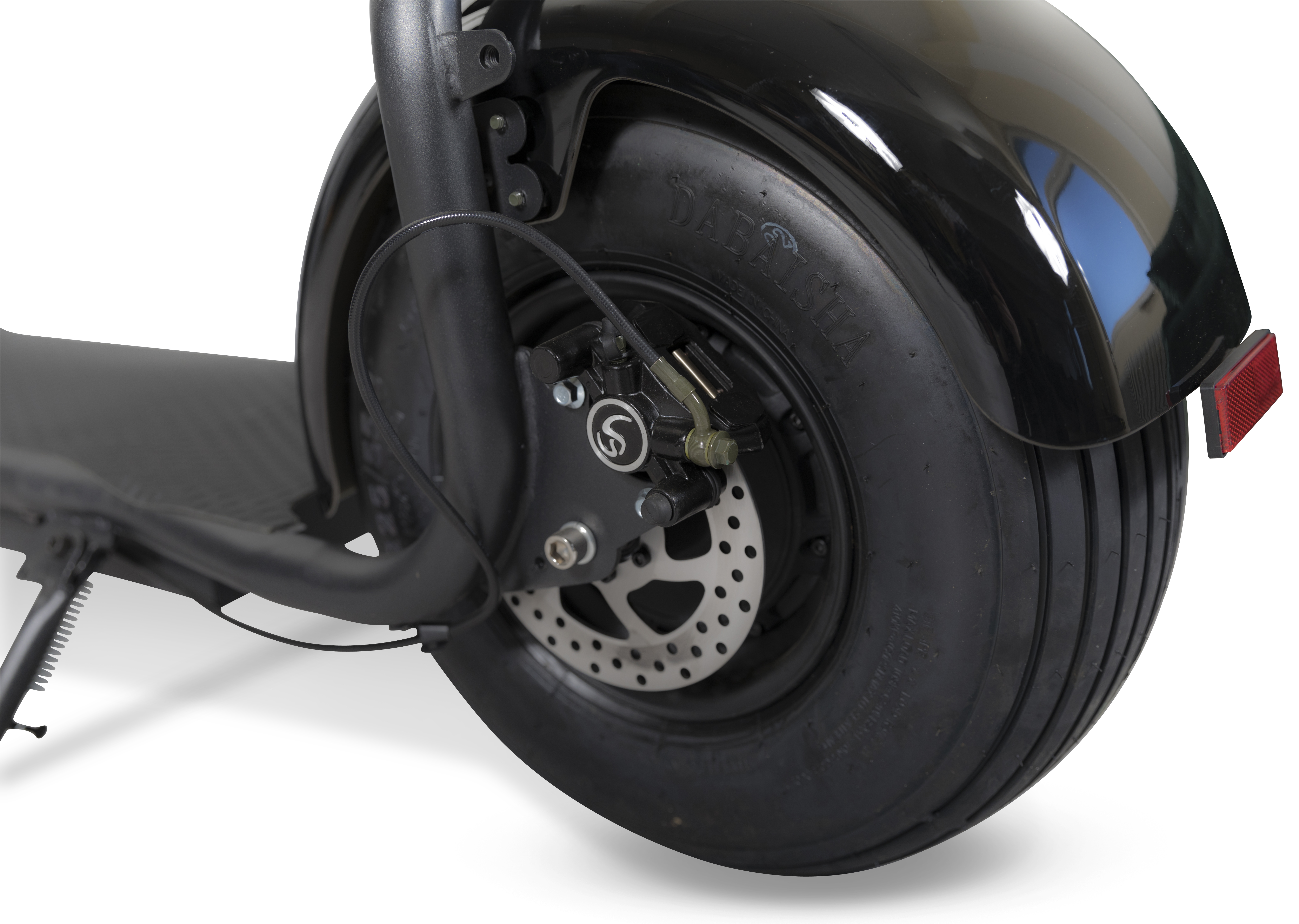 Elscooter Fatbike - 1000W + Reflekterende sele