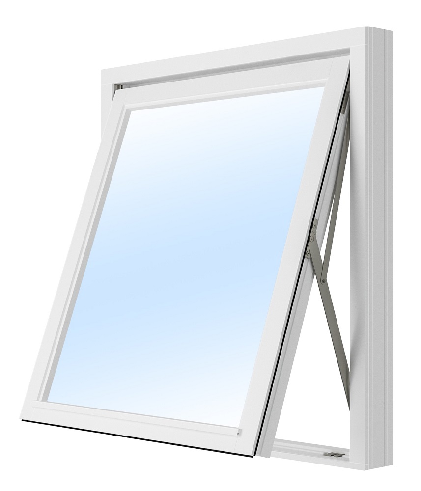 Vridfönster - 3-glas - aluminium - u-värde: 1,1 + Karmhylsor Vridfönster - 3-glas - aluminium - u-värde: 1,1 + Karmhylsor