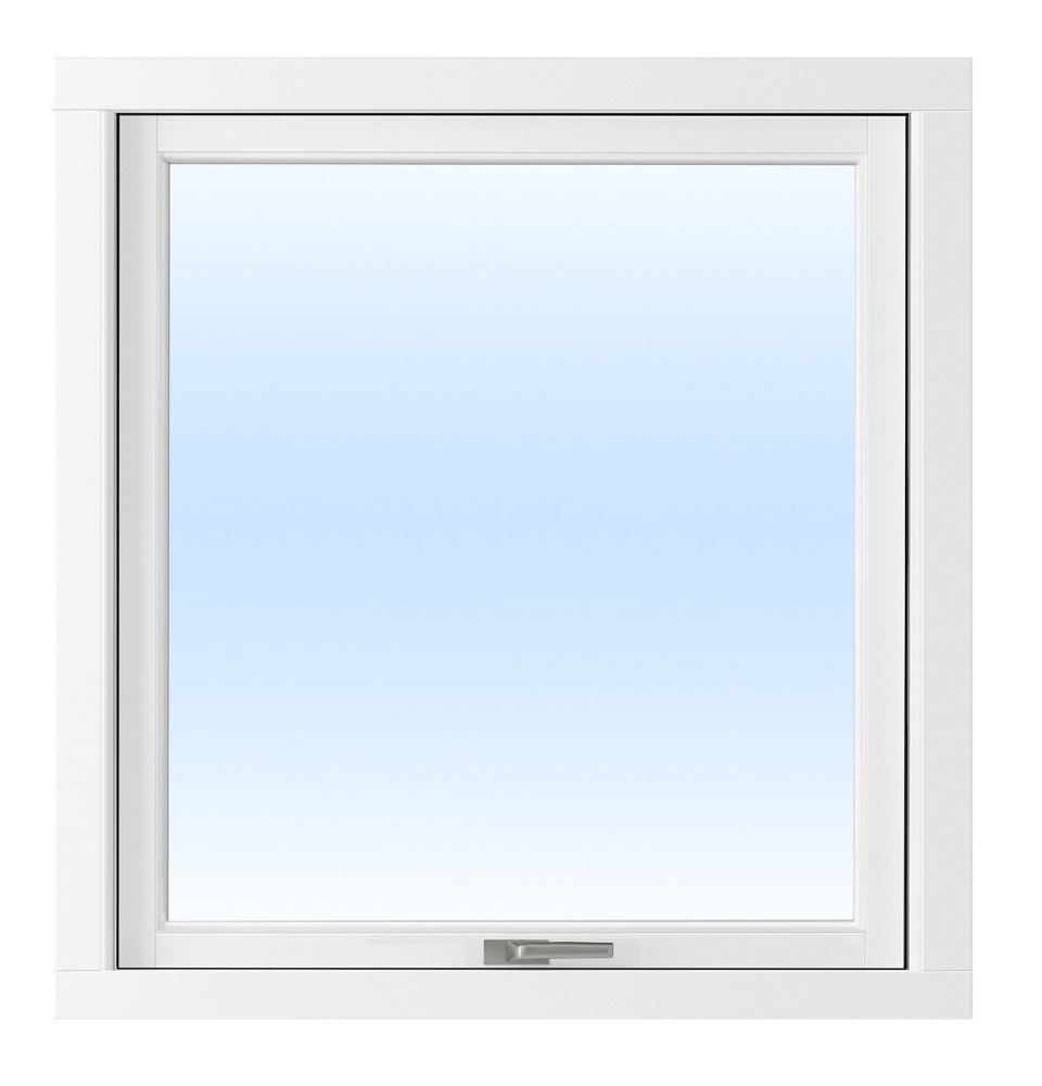 Vridfönster - 3-glas - aluminium - u-värde: 1,1 + Karmhylsor Vridfönster - 3-glas - aluminium - u-värde: 1,1 + Karmhylsor