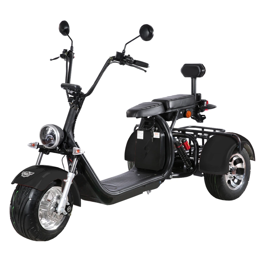 Läs mer om Elscooter Trehjuling - Svart