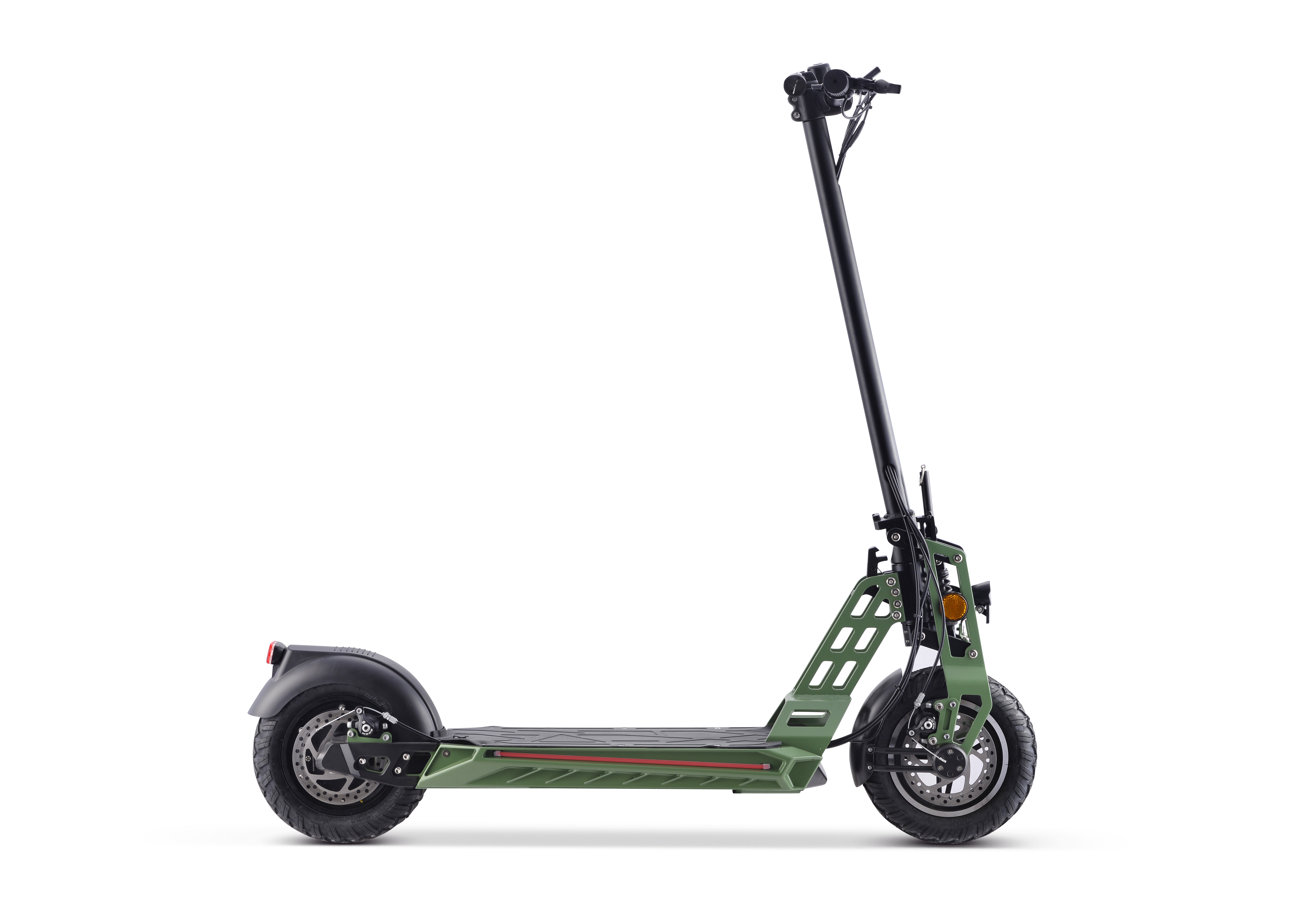 Elsparkcykel HP-I45 - Grn/svart 500 W + Lsktting