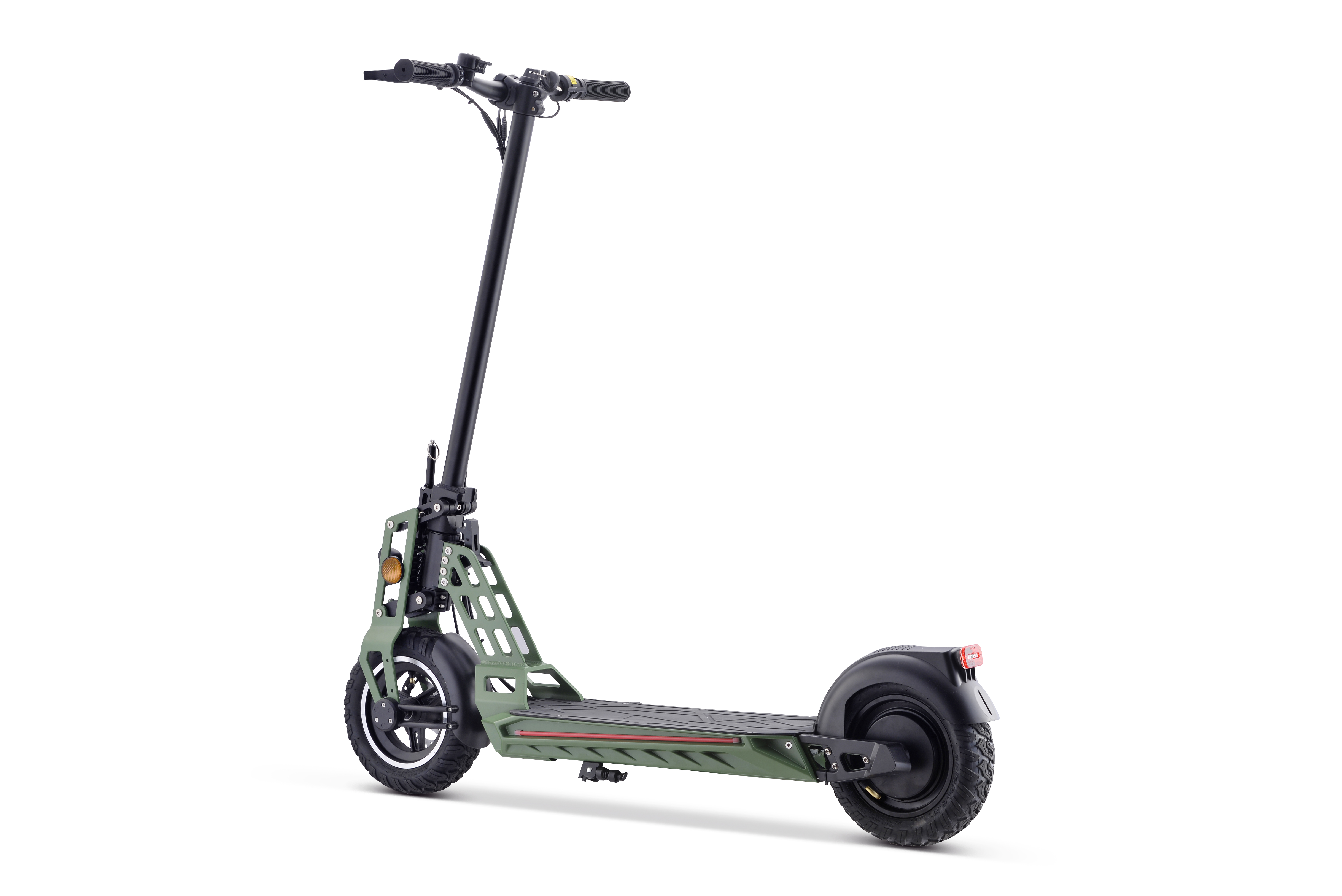 Elsparkcykel HP-I45 - Grn/svart 500 W + Lsktting