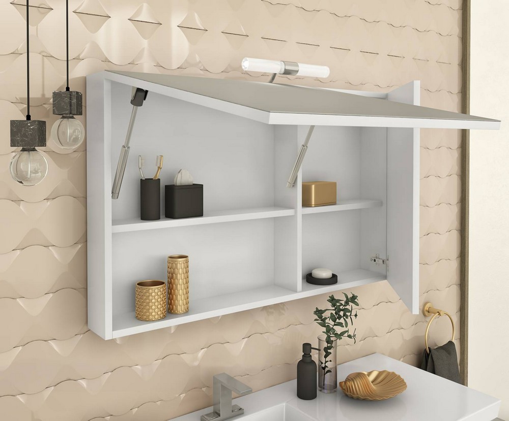 Badrumsmbler Luxus 100 cm - Vit