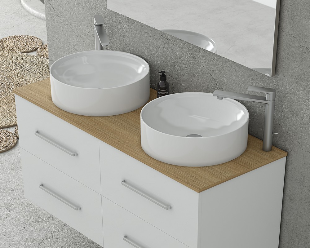 Badrumsm�bler Torino - Vit & Tr�