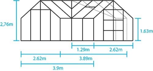 Vxthus Garden Room - 12,9 m - Grn