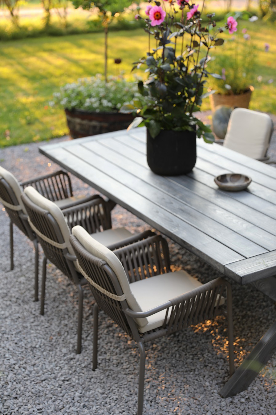 Oxford - Utemöbelgrupp 220 cm Grå/Beige Oxford - Utemöbelgrupp 220 cm Grå/Beige