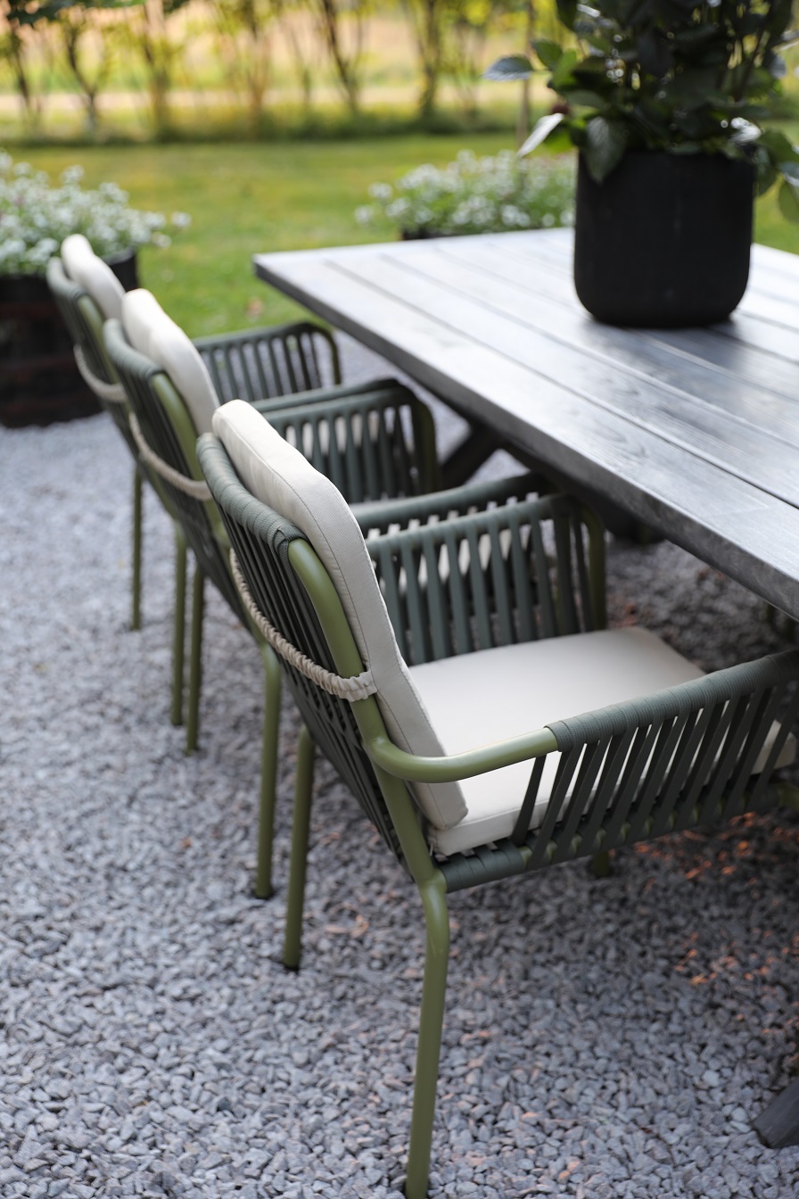 Oxford - Utemöbelgrupp 220 Grå/Grön Oxford - Utemöbelgrupp 220 Grå/Grön