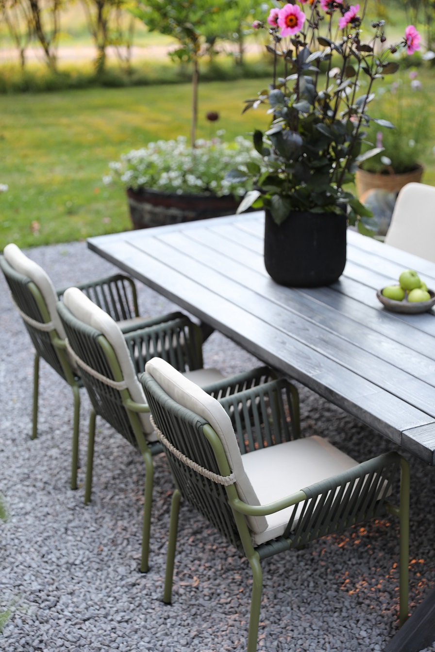 Oxford - Utemöbelgrupp 220 Grå/Grön Oxford - Utemöbelgrupp 220 Grå/Grön