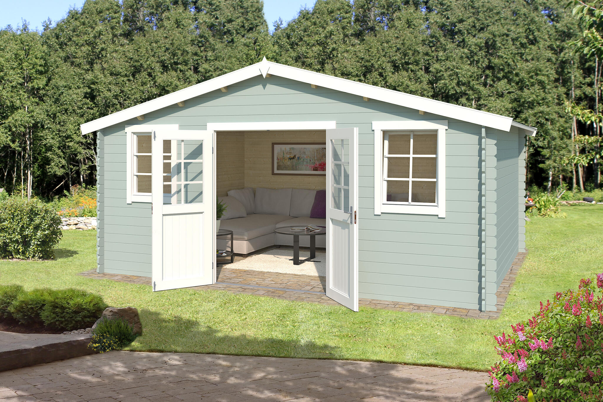 Attefallhaus Uno 380 - 18,24 m² Attefallhaus Uno 380 - 18,24 m²