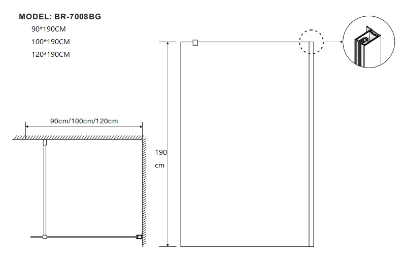 Duschvägg Med Mörkt Glas Duschvägg Med Mörkt Glas