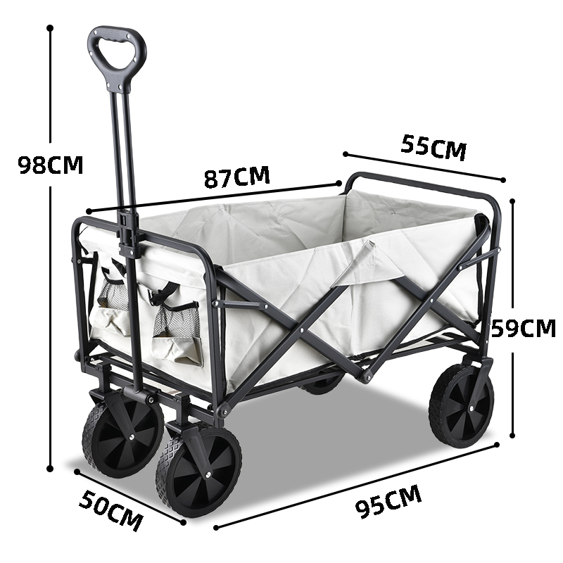 Dragkärra, hopfällbar 80 kg Dragkärra, hopfällbar 80 kg