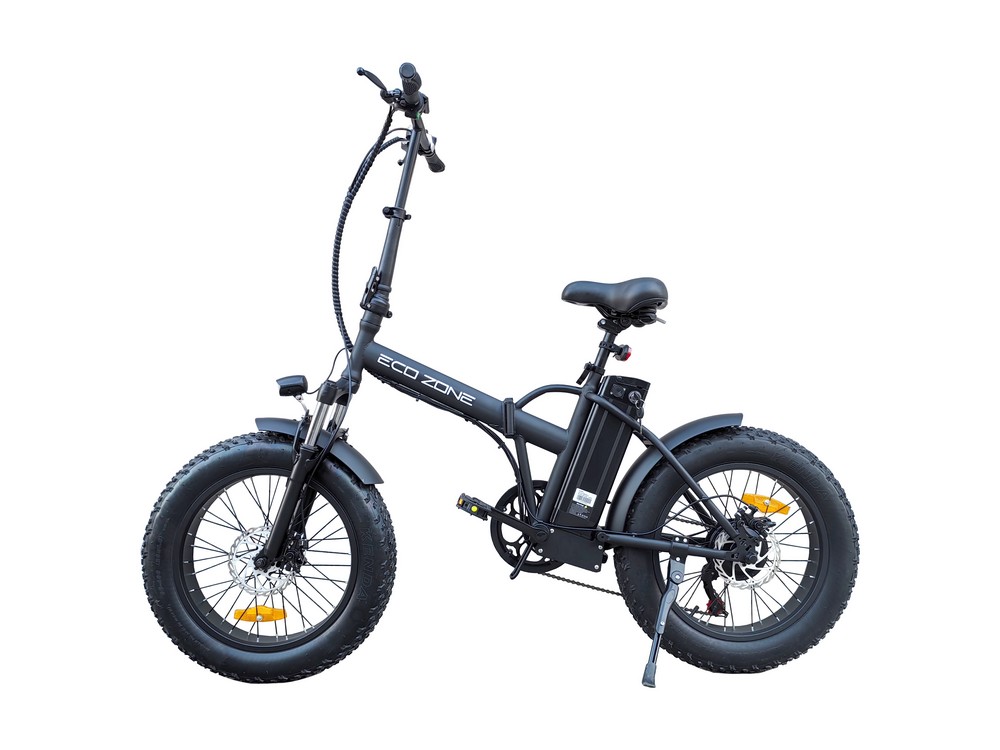 Elcykel Fatbike Eco Zone Svart + Lås Elcykel Fatbike Eco Zone Svart + Lås