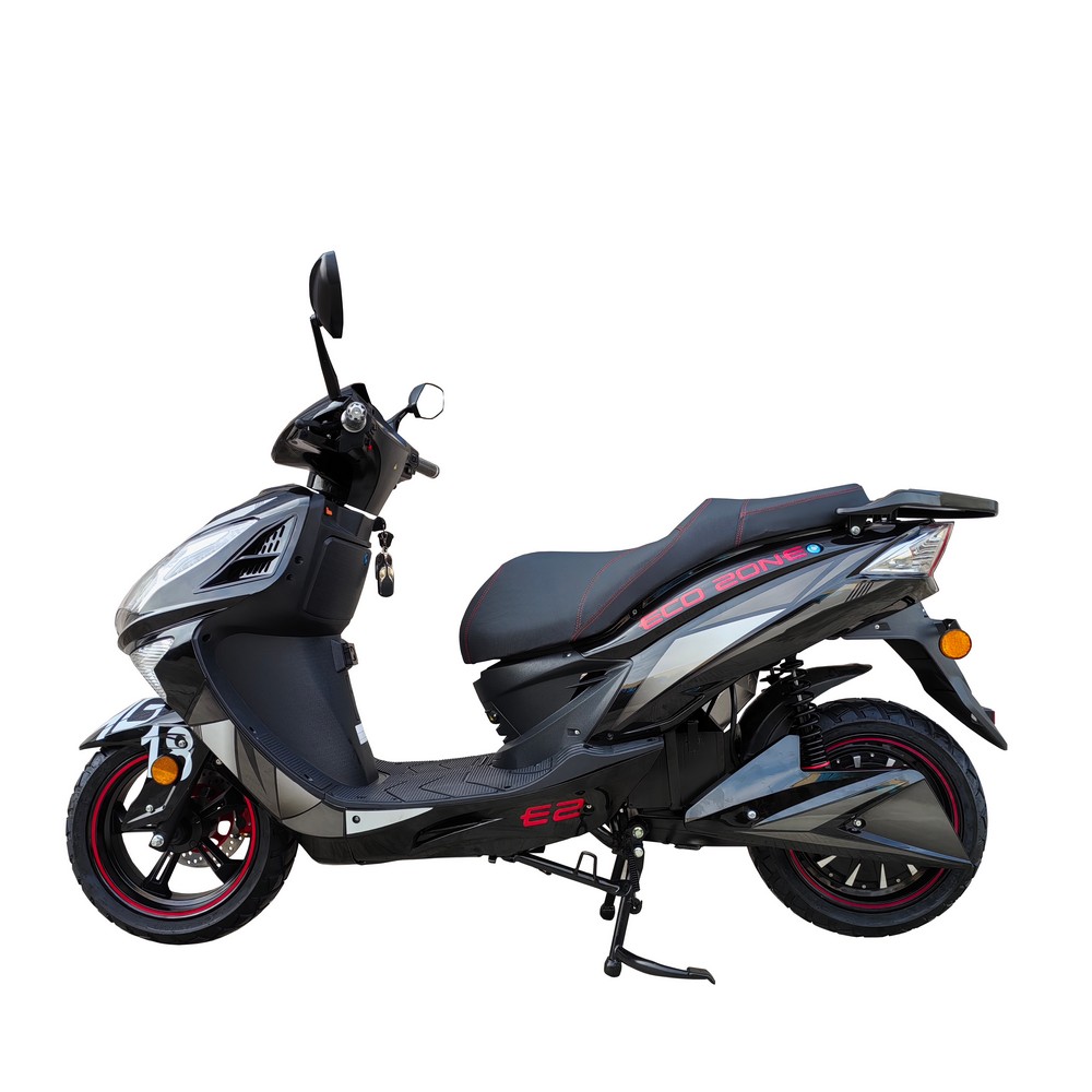 Elmoped - 2000W Svart + Lsktting