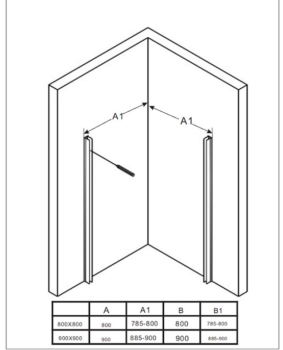 Duschhrna Etna - Krom
