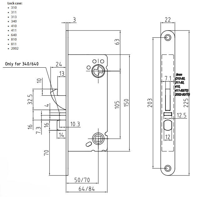 Lshus ASSA ABLOY 2002-50 - Hger