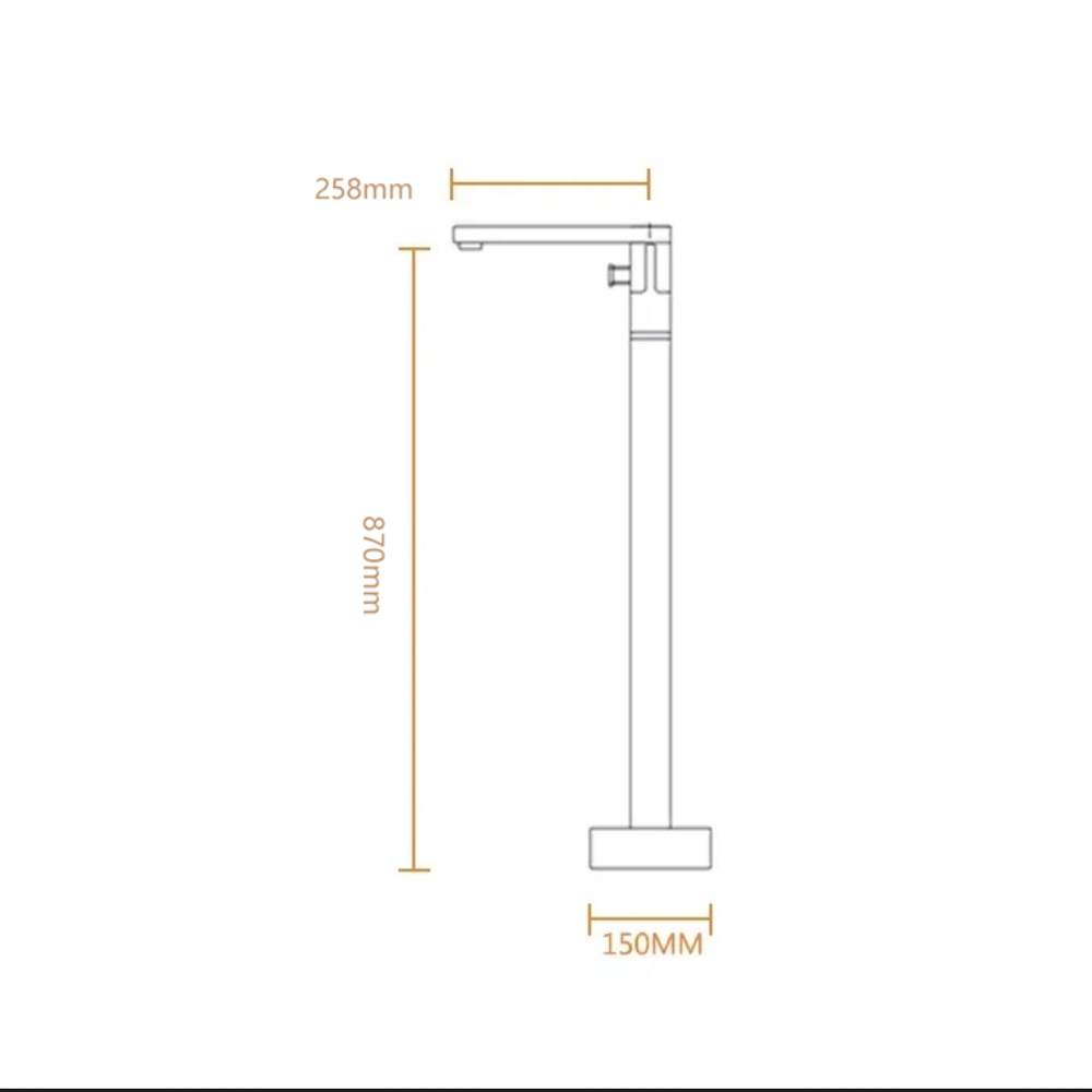 Badkarsblandare Altis - Svart Badkarsblandare Altis - Svart