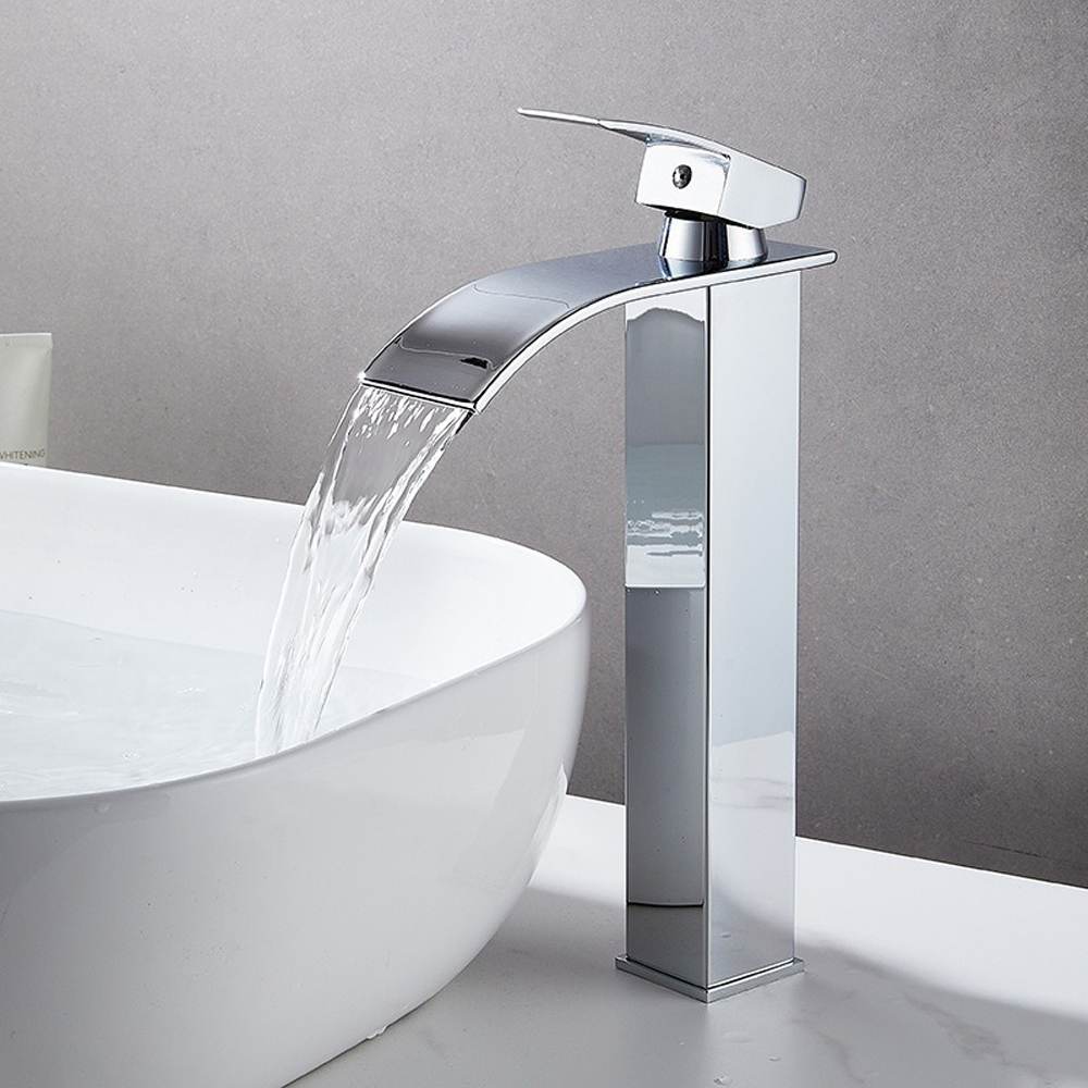 Tvättställsblandare Poppy - Hög pip | krom Tvättställsblandare Poppy - Hög pip | krom