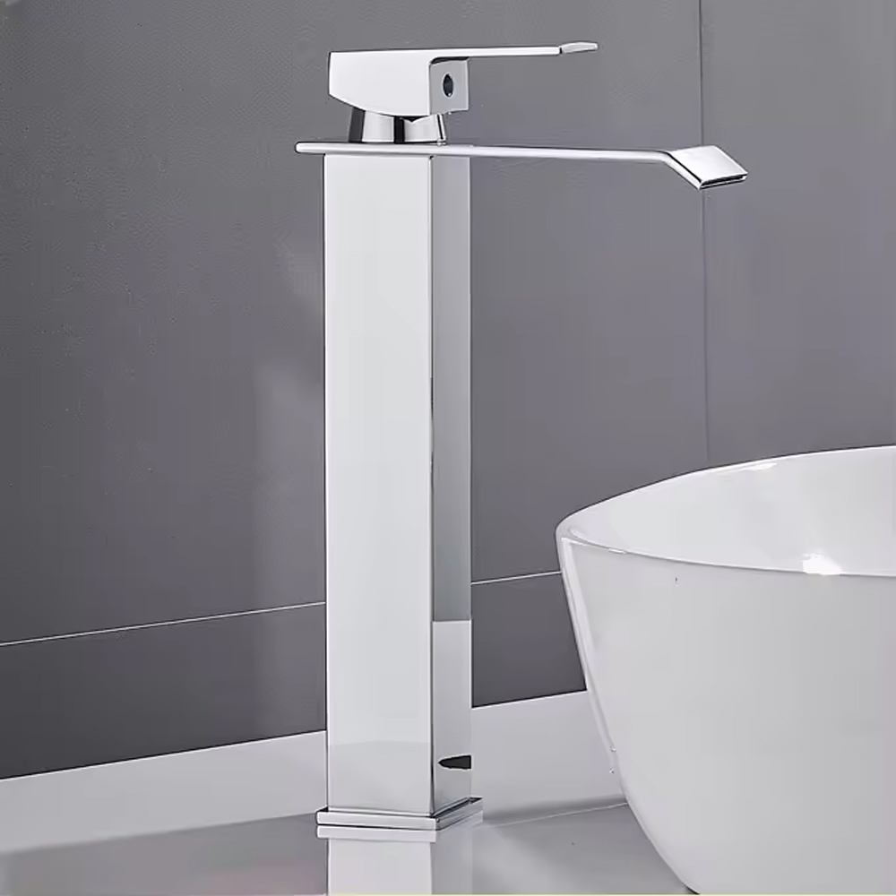 Tvättställsblandare - Orchid | Hög pip | Krom Tvättställsblandare - Orchid | Hög pip | Krom