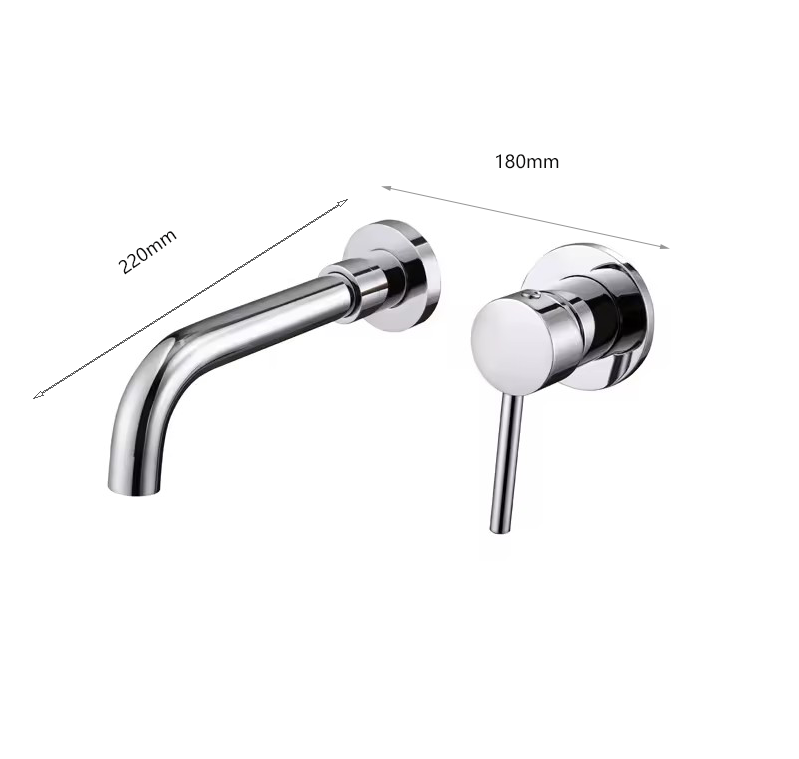 Tvättställsblandare Oxalis - Guld Tvättställsblandare Oxalis - Guld