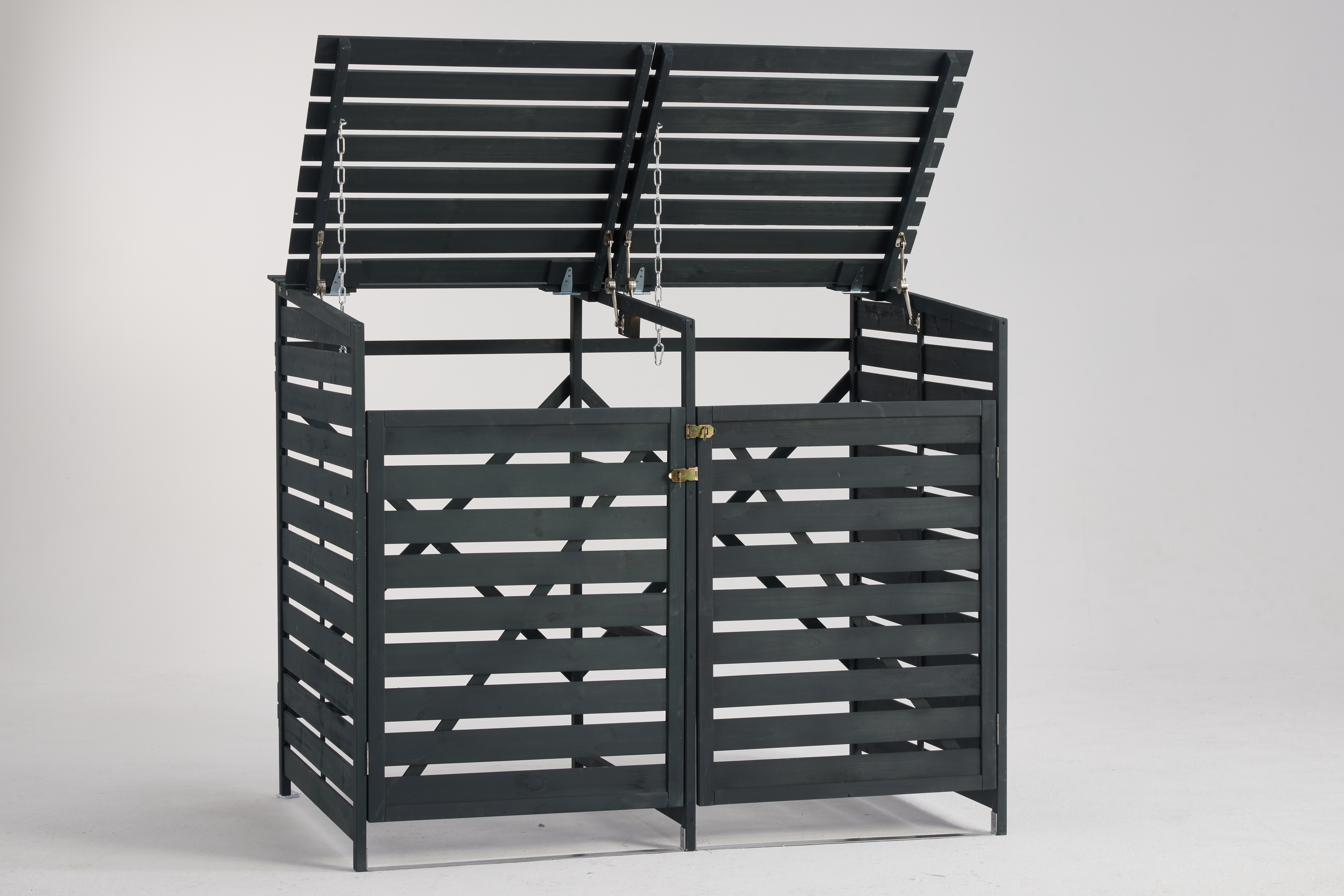 Sopförråd i trä | Grå Sopförråd i trä | Grå