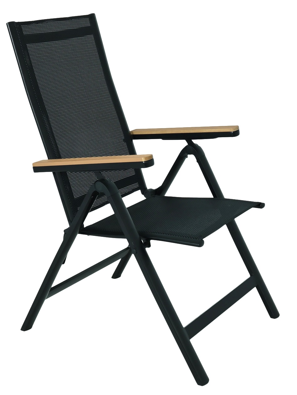 Svea positionsstol svart textilene med armstöd i ek-aintwood Svea positionsstol svart textilene med armstöd i ek-aintwood