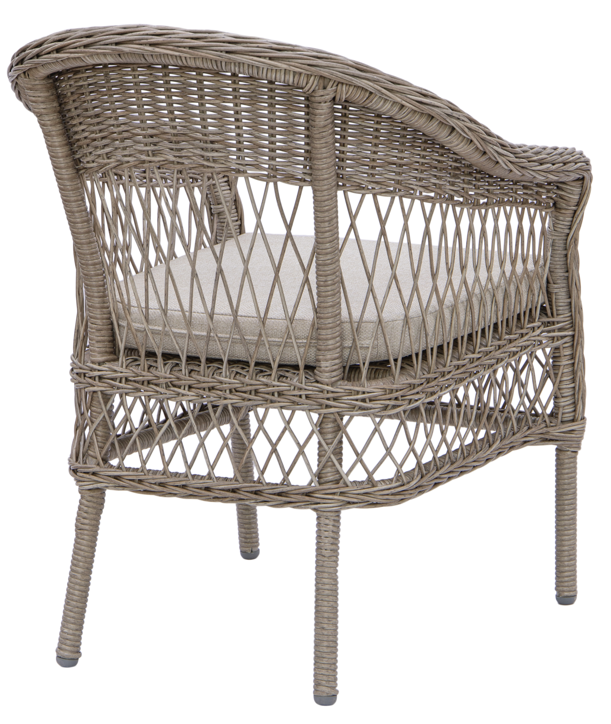 Holmön café set i konstrotting - Beige/vit Holmön café set i konstrotting - Beige/vit