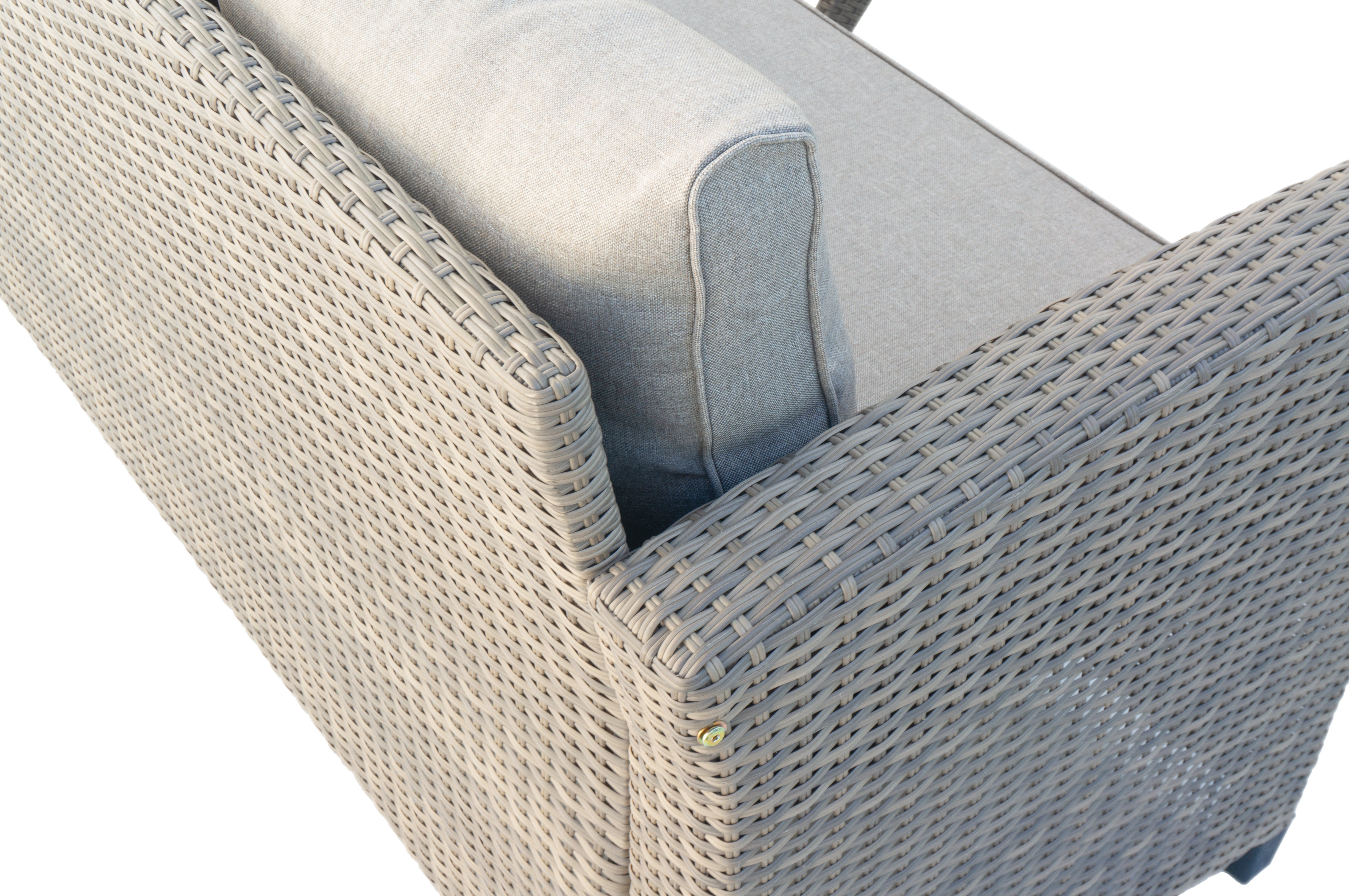 Tor utesoffgrupp med matbord i rotting - Natur