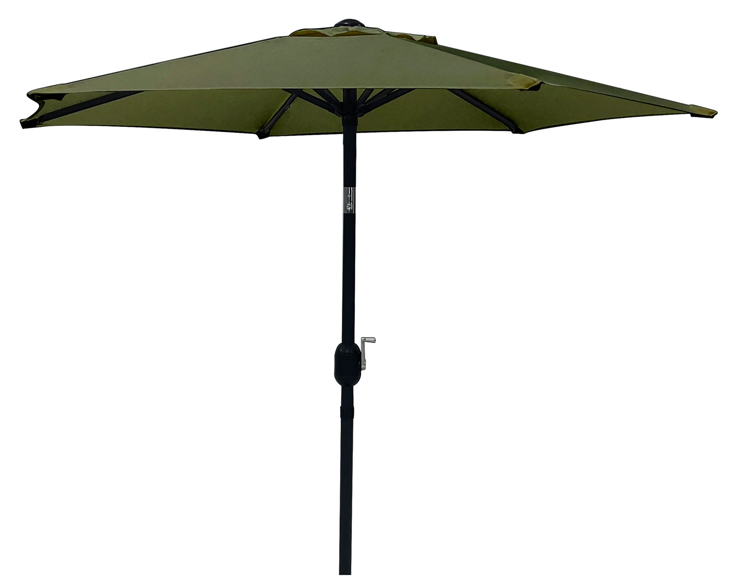 Fjllbacka parasoll i mrkgrnt - 200 cm