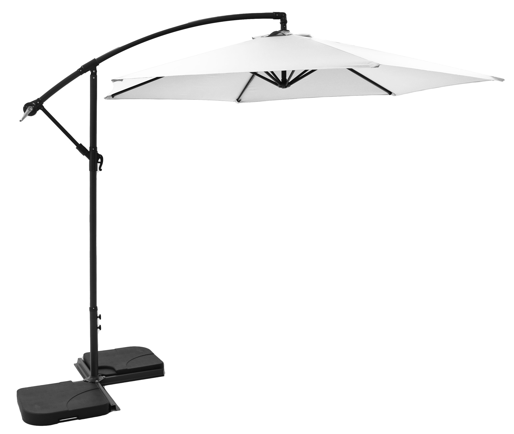 Hngparasoll Mallorca vit  350 cm