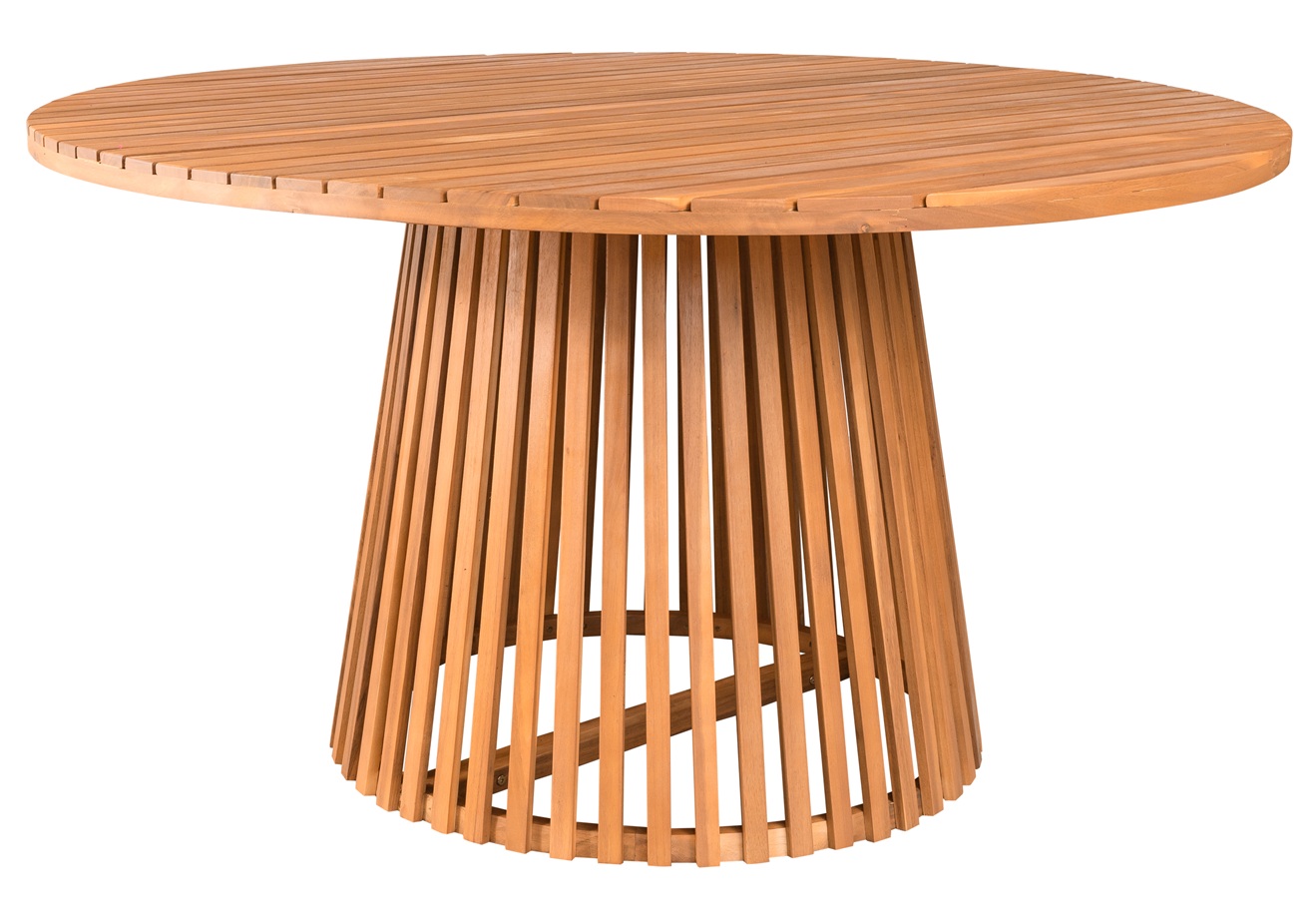 Stork runt matbord i acacia 140 cm