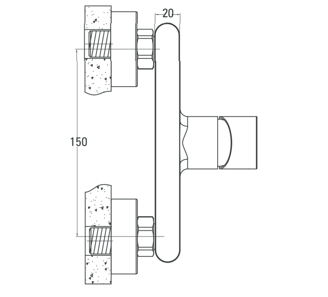 Duschblandare Chaber - Krom Duschblandare Chaber - Krom