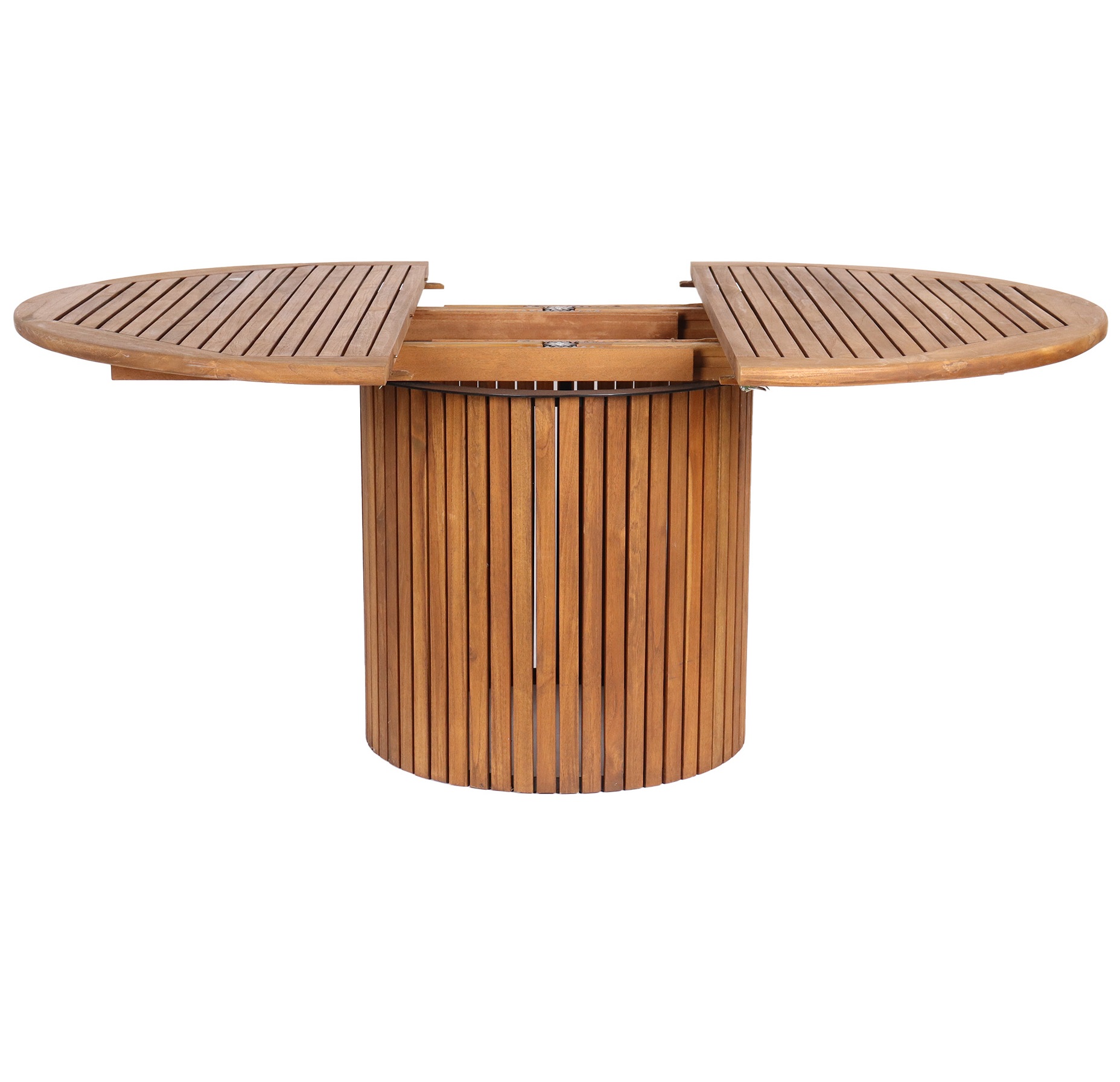 Saltö runt förlängningsbart matbord i teak Ø115 + 40 cm Saltö runt förlängningsbart matbord i teak Ø115 + 40 cm