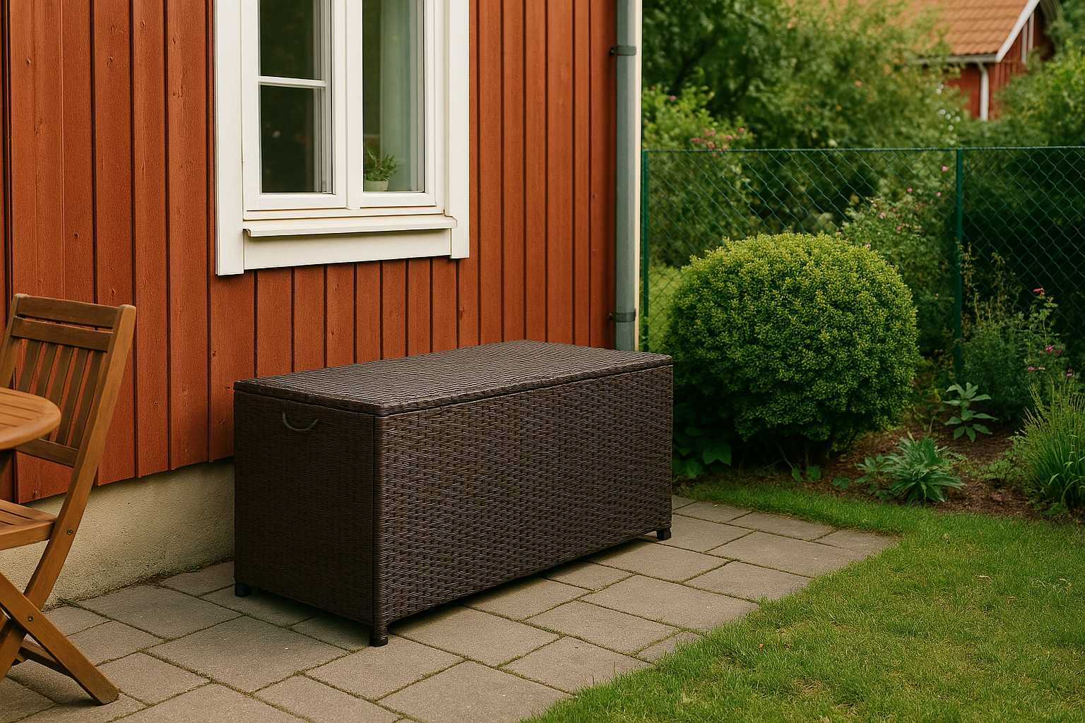 Alma dynbox brun konstrotting