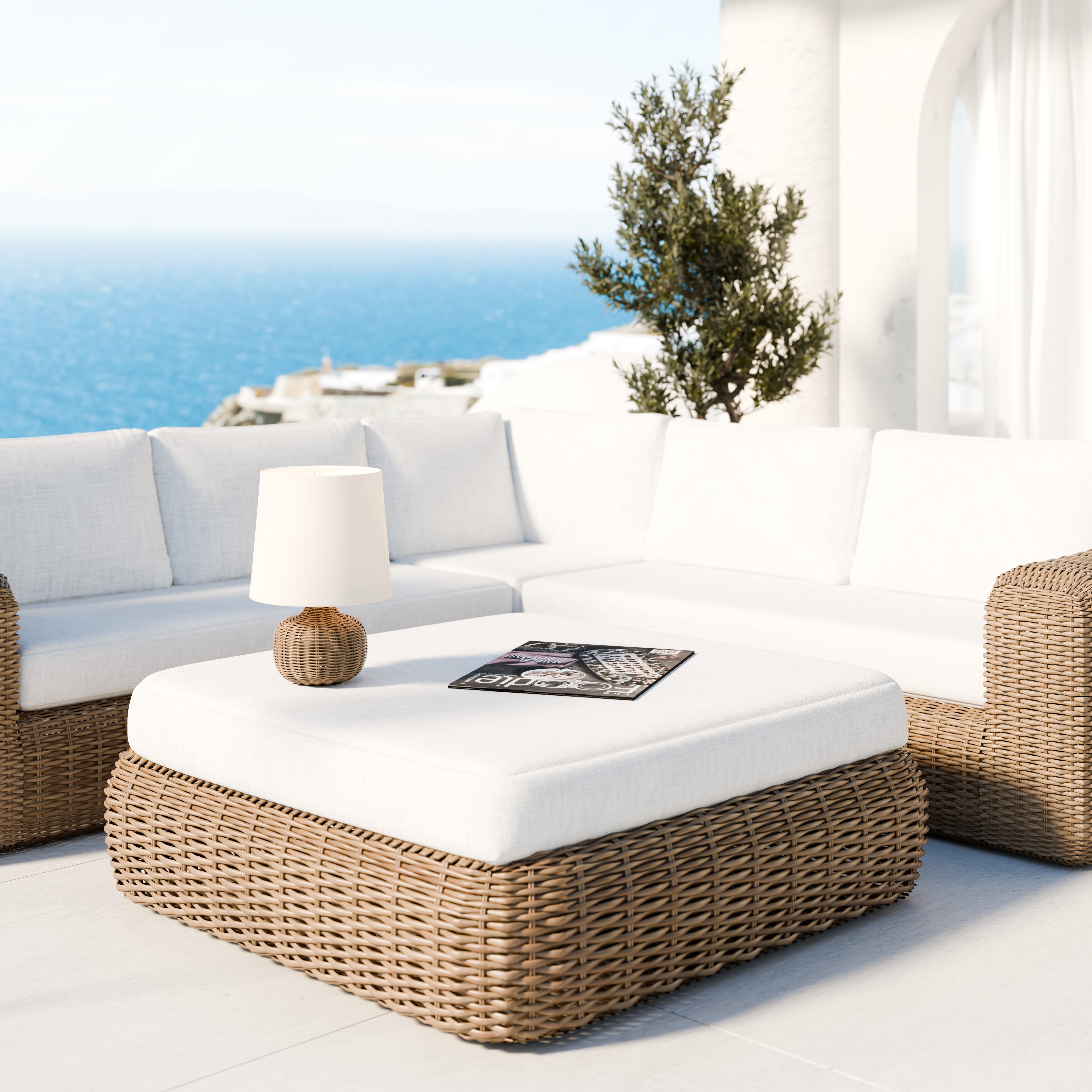 Malibu XL Loungegrupp - Nature / Beige