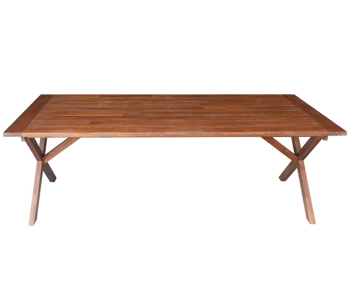 Oxford - Brunbetsat träbord 220cm Oxford - Brunbetsat träbord 220cm