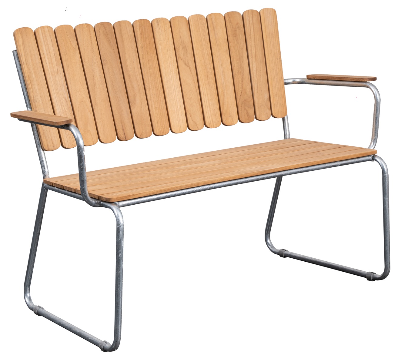 Möllan trädgårdssoffa - Teak/galvaniserat stål Möllan trädgårdssoffa - Teak/galvaniserat stål