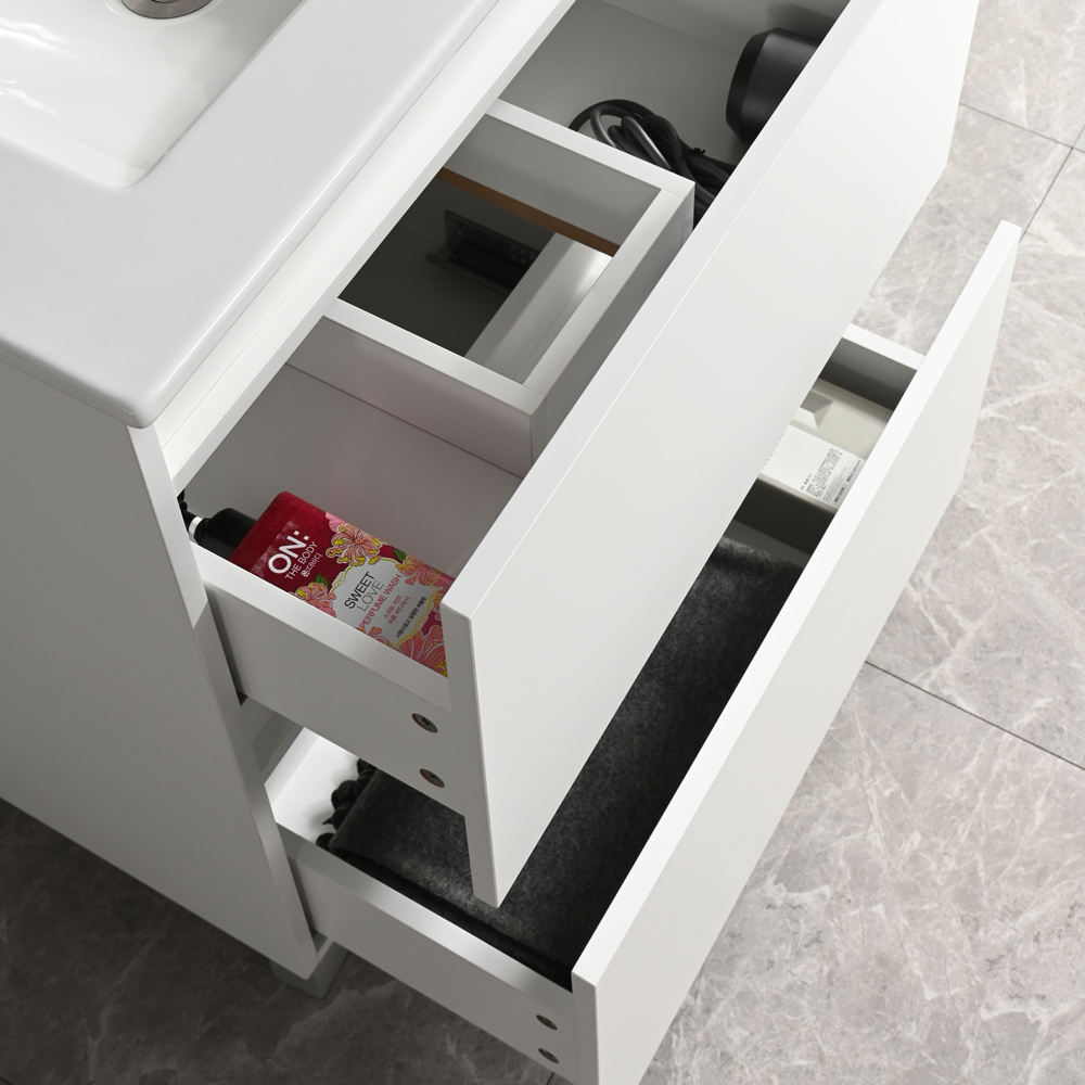 Badrumsmbler Split - Vit