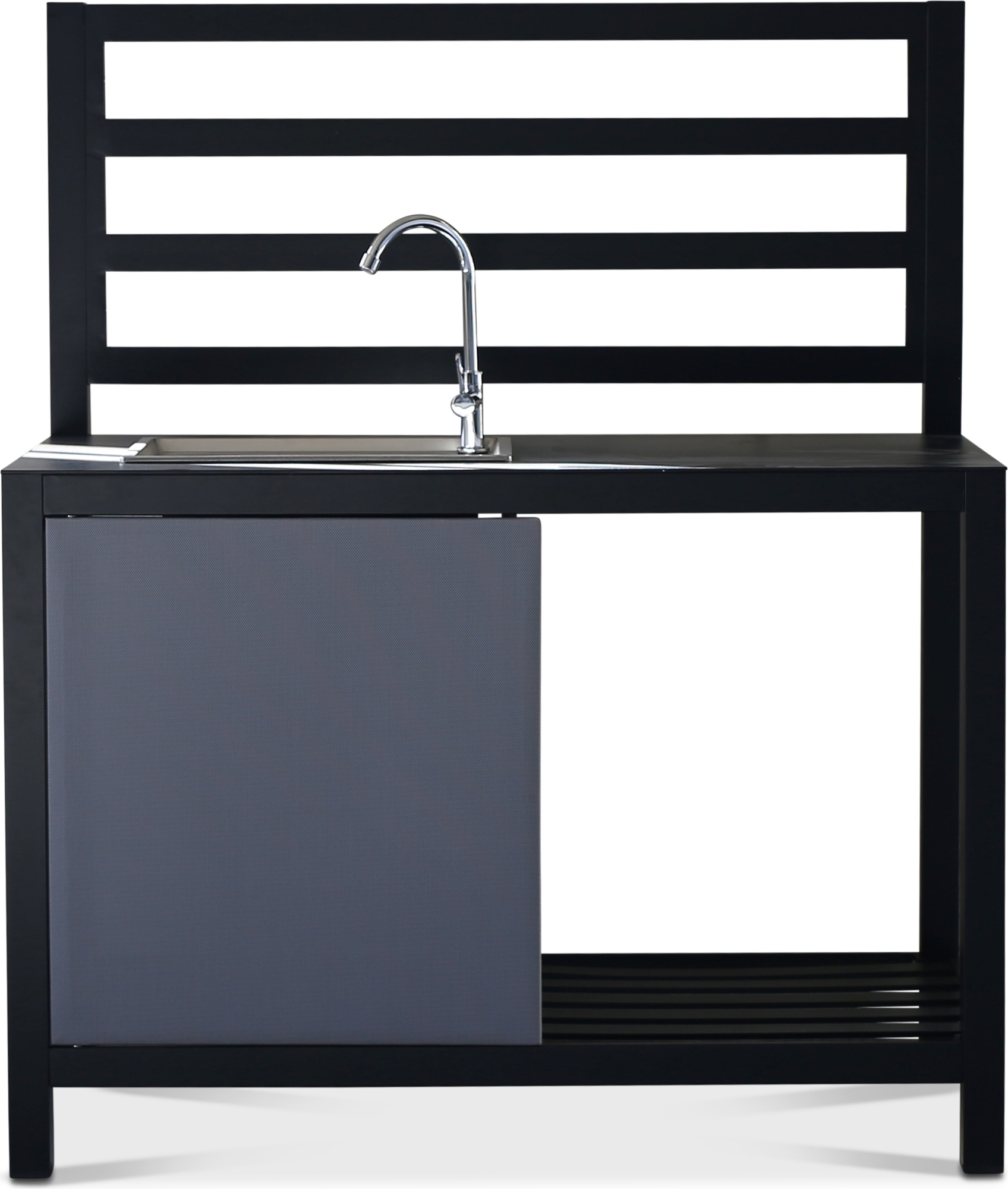 Utekök med vask i rostfritt Utekök med vask i rostfritt