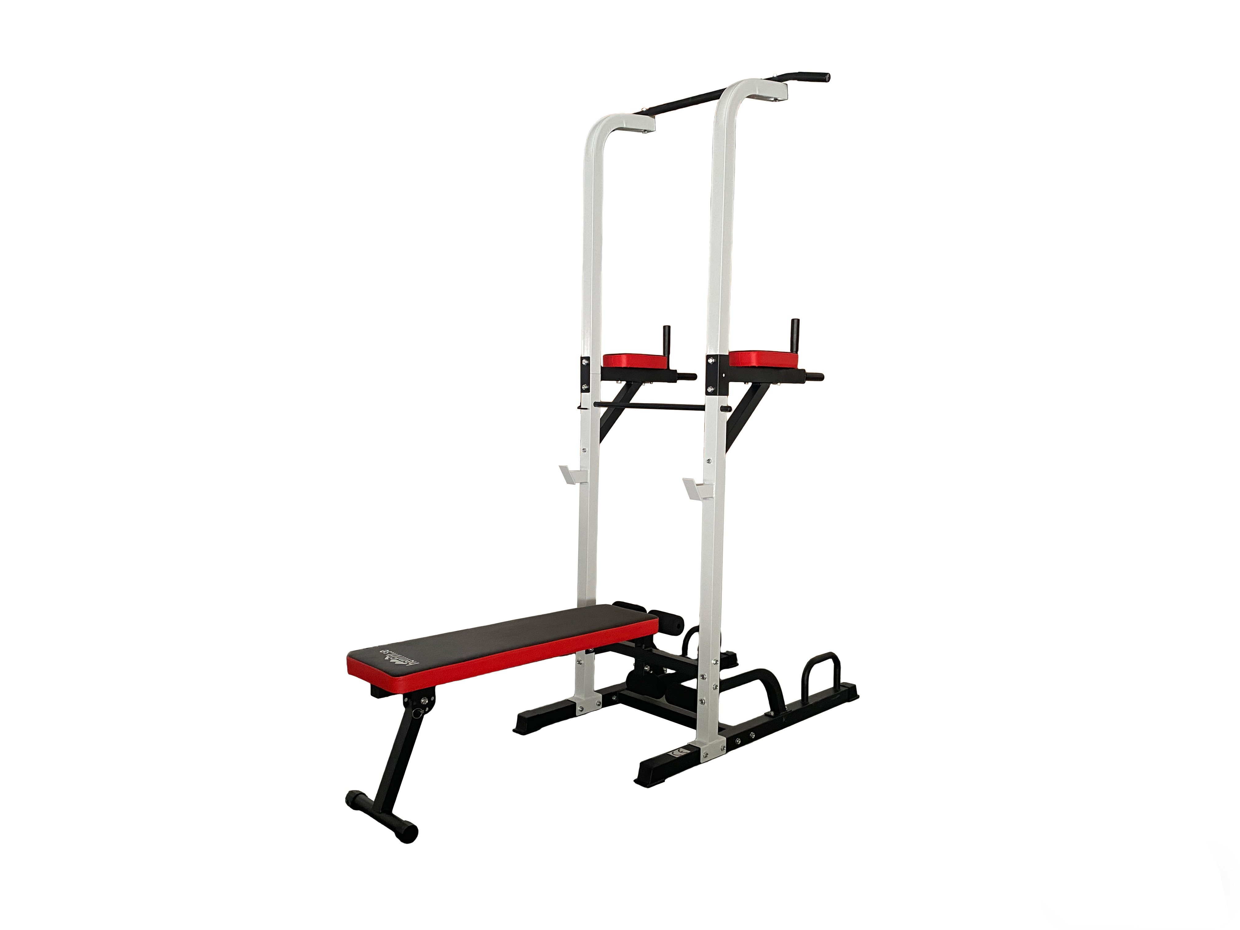 Fitness Station med f�llbar b�nk