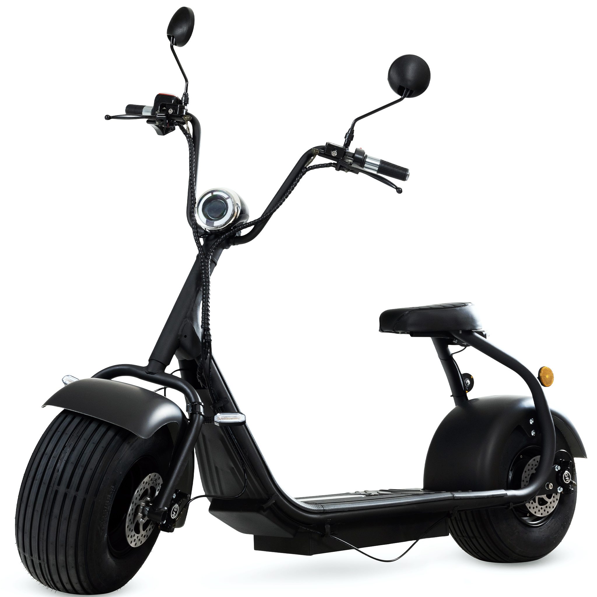 Fat Scooter 2000W LG Lithium Akku - 13 Ah | Mattschwarz