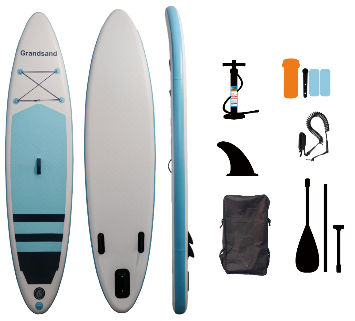 SUP Paddelbräda 320 cm Svart/blå | Uppblåsbar Stand Up Paddle Board med tillbehör SUP Paddelbräda 320 cm Svart/blå | Uppblåsbar Stand Up Paddle Board med tillbehör