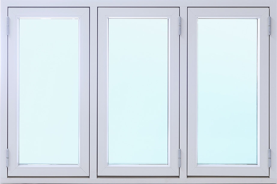 3-glas aluminiumfnster uttgende - 3-luft - U-vrde 1,1 + Karmhylsor