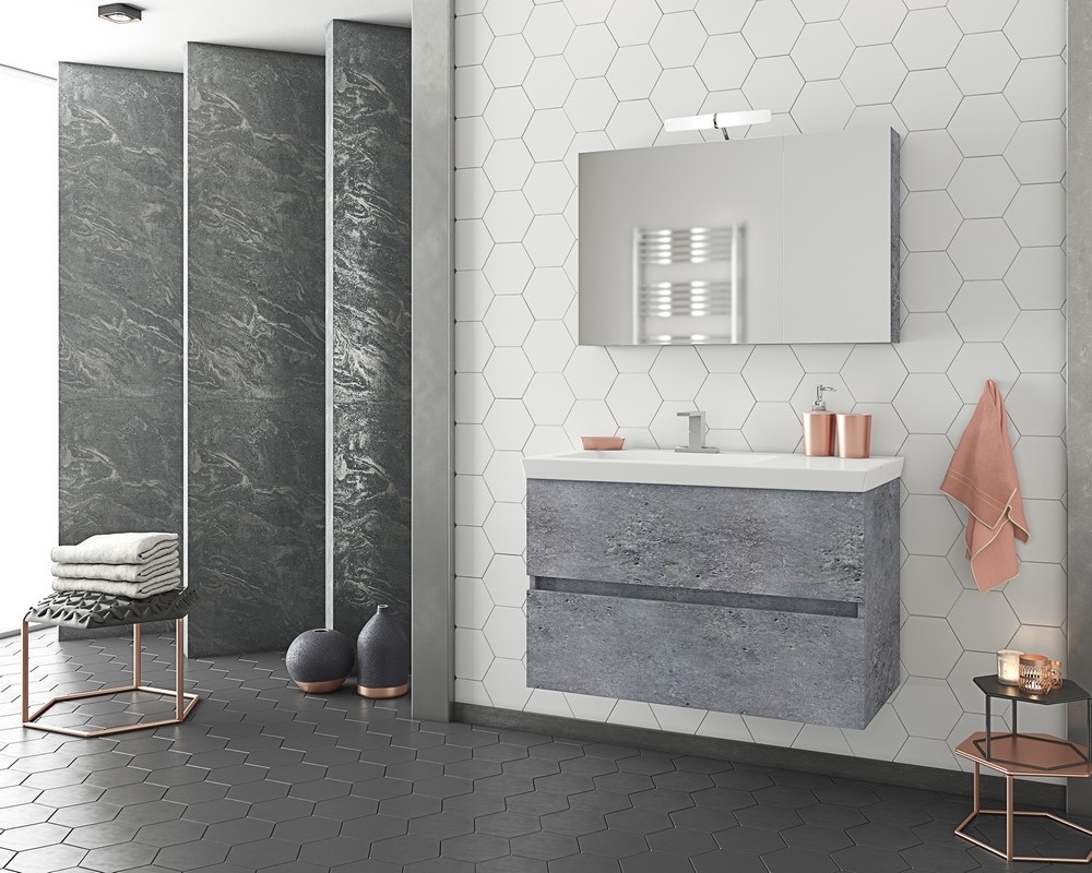 Luxus Badrumsm�bler 85 cm - paket