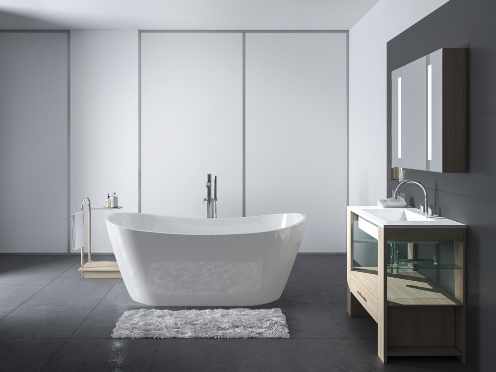 Badkar Euthenia - Vit