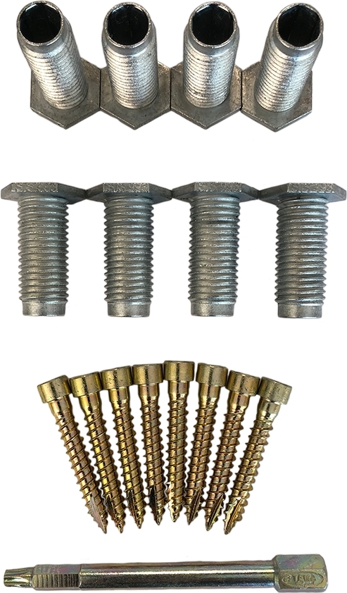 Karmhylsa med Monteringsskruv Karmhylsa med Monteringsskruv