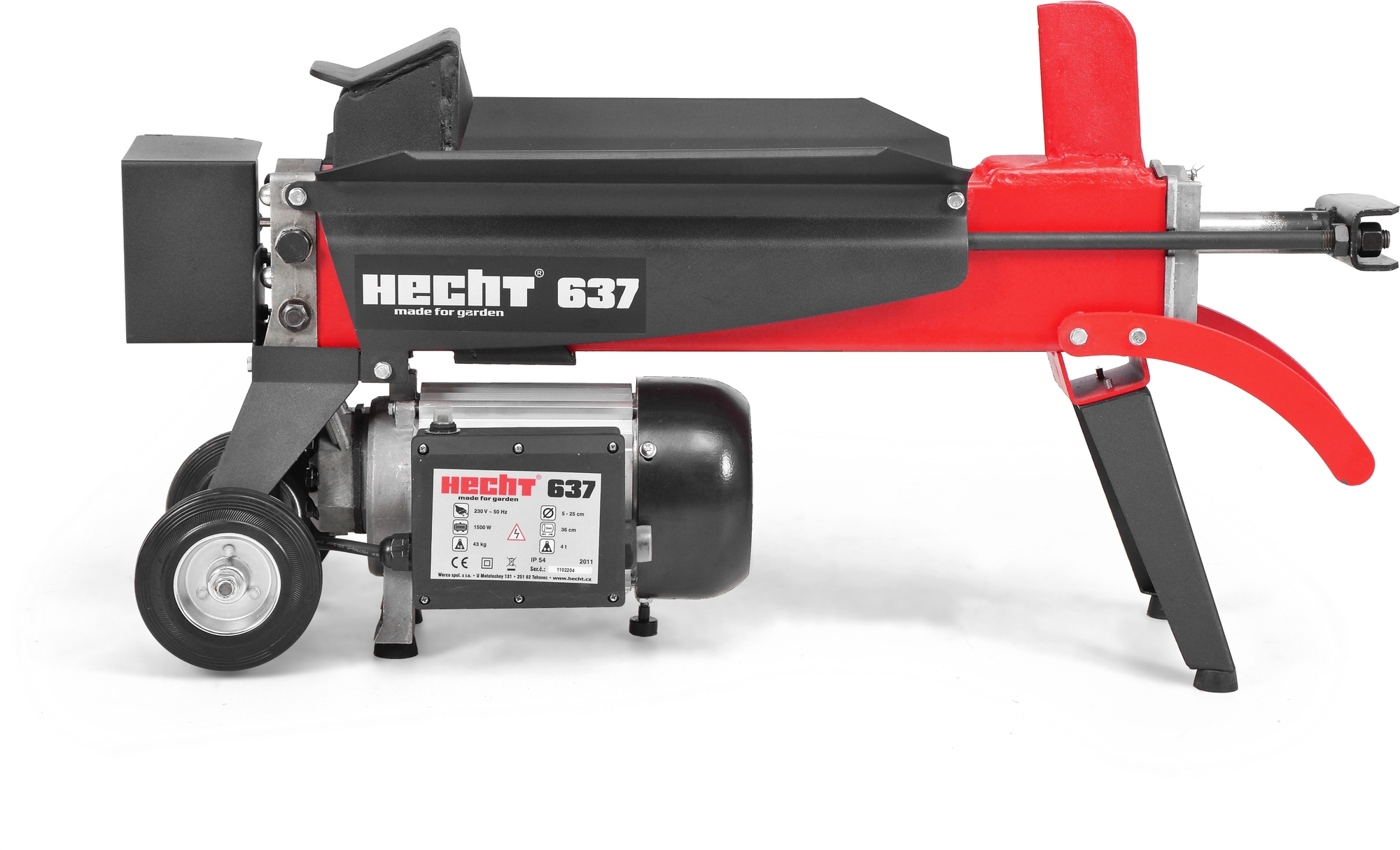 Elektrisk vedklyv - 4 ton Elektrisk vedklyv - 4 ton