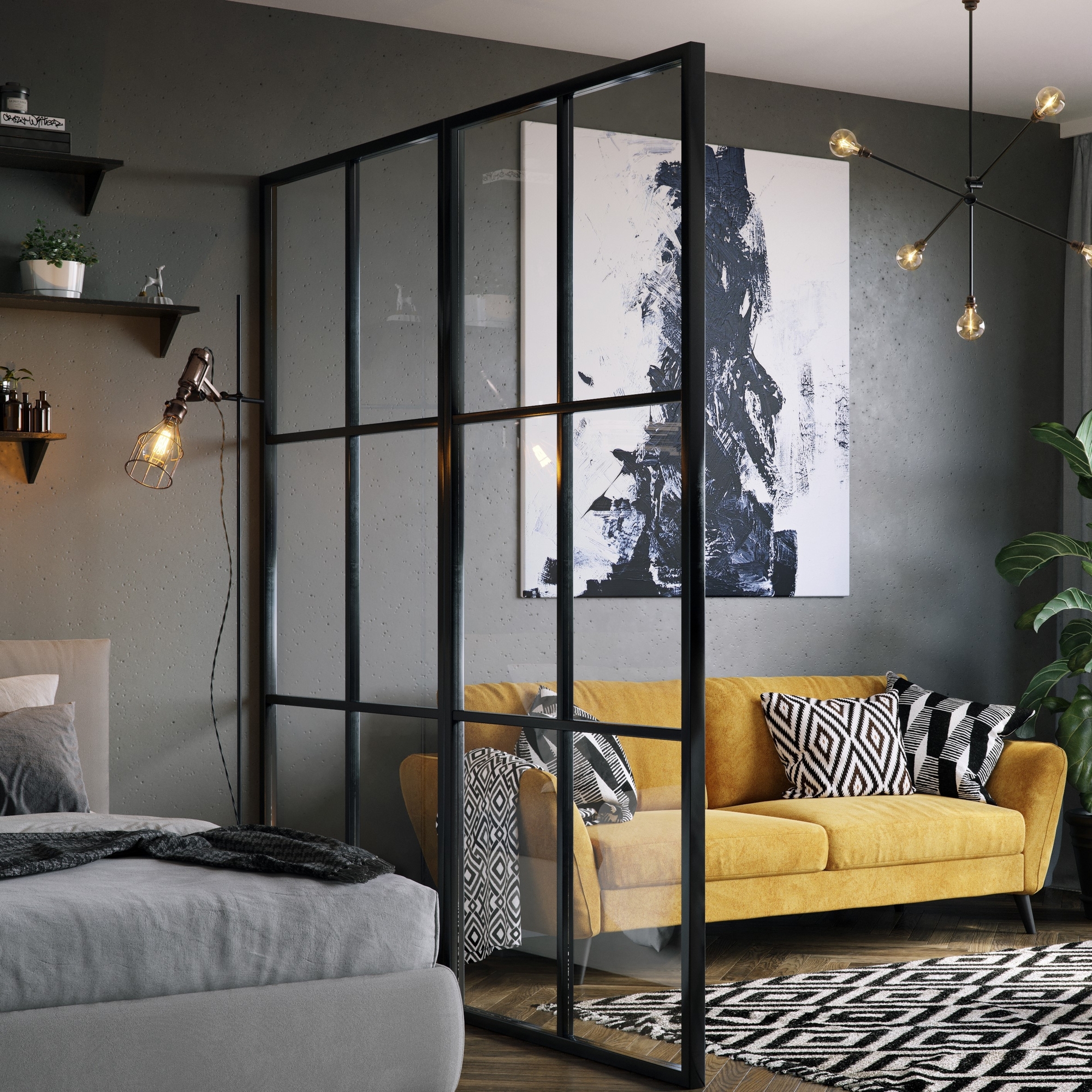 Glasvägg / Industrivägg Glasvägg / Industrivägg