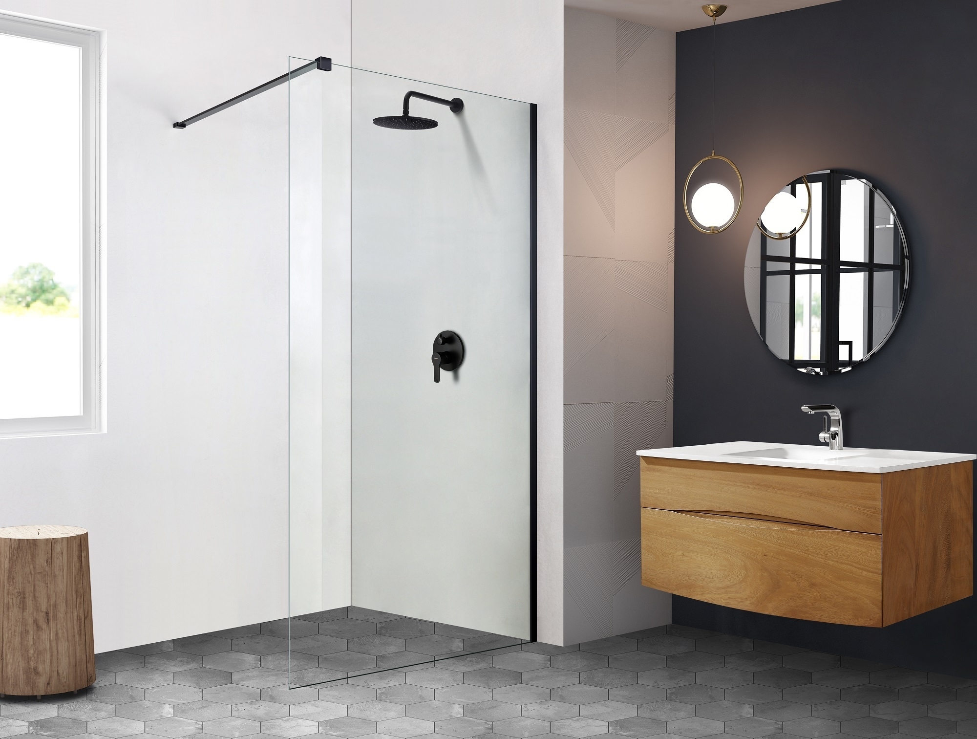 Duschhörn BR-7008B - 100*190cm